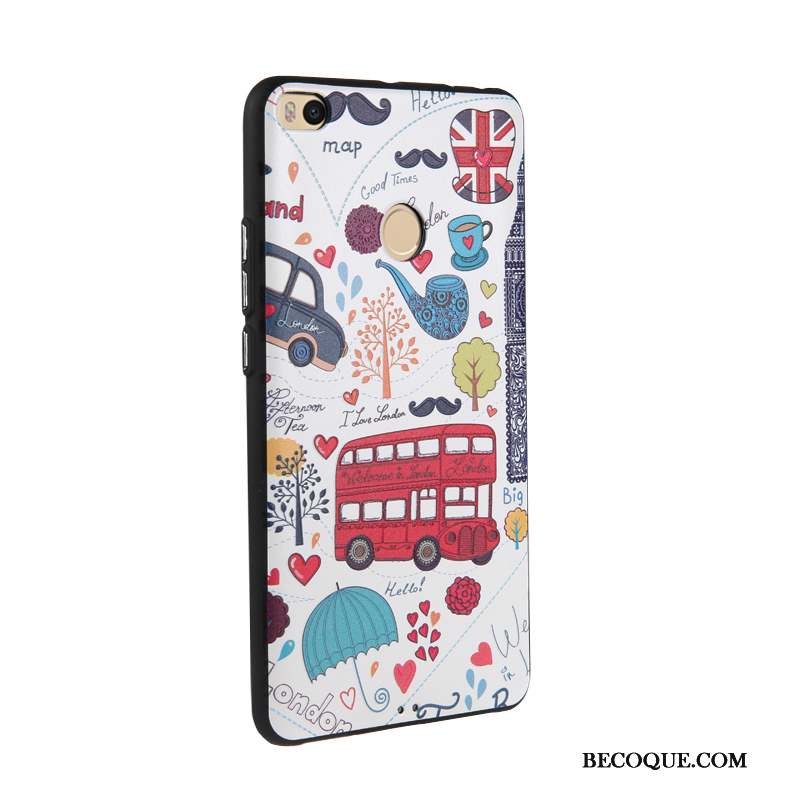 Mi Max 2 Coque De Téléphone Protection Fluide Doux Multicolore Dessin Animé Gaufrage