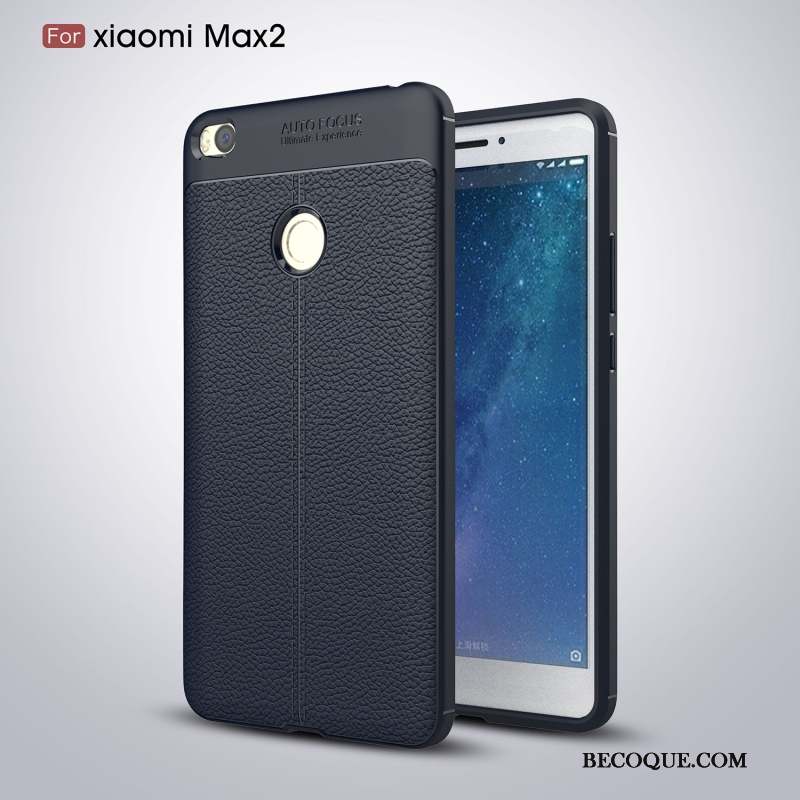 Mi Max 2 Coque En Silicone Incassable Protection Rouge Gris De Téléphone