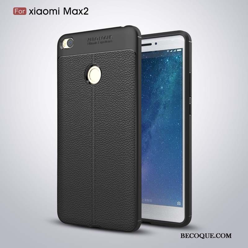 Mi Max 2 Coque En Silicone Incassable Protection Rouge Gris De Téléphone