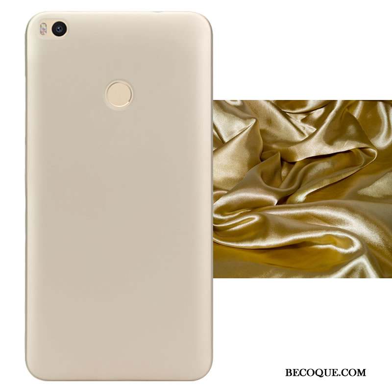 Mi Max 2 Coque Incassable Mince Délavé En Daim Protection Bleu Clair