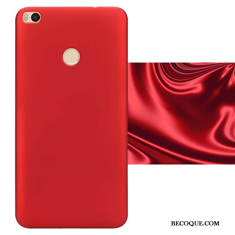 Mi Max 2 Coque Incassable Mince Délavé En Daim Protection Bleu Clair