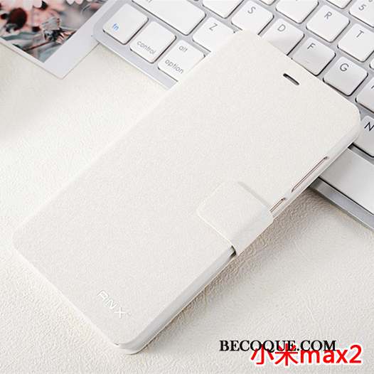 Mi Max 2 Coque Protection Incassable Étui Étui En Cuir Bleu Clair Petit