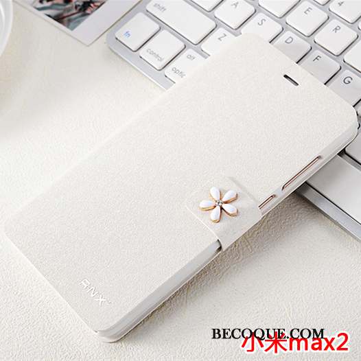 Mi Max 2 Coque Protection Incassable Étui Étui En Cuir Bleu Clair Petit