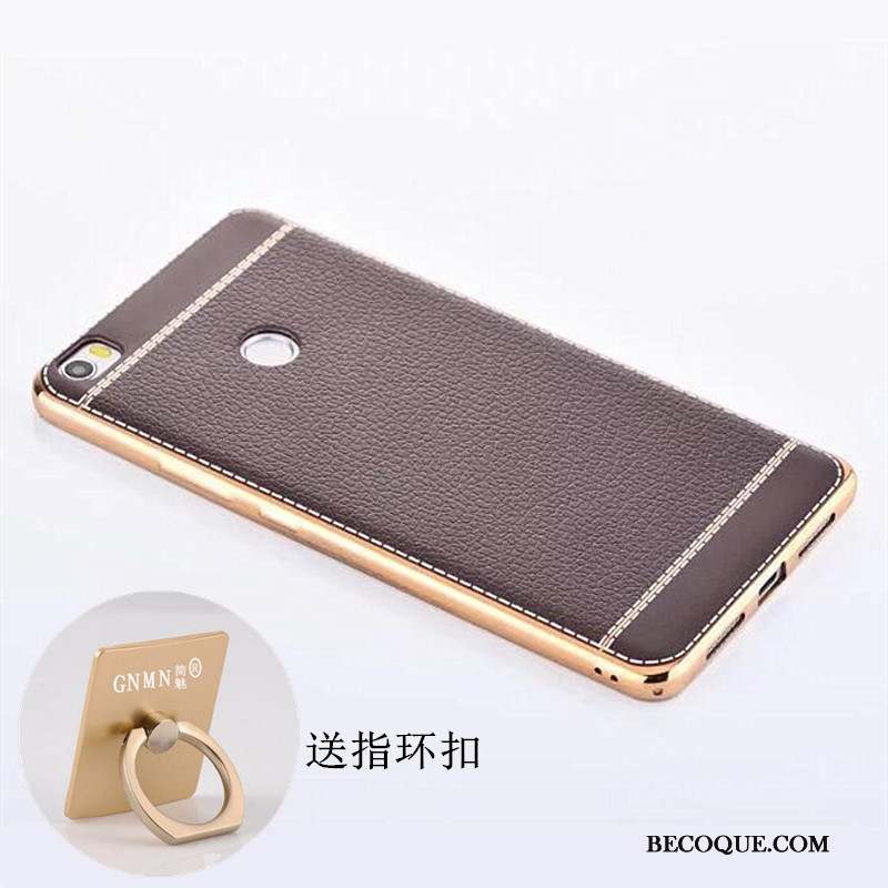 Mi Max 2 Coque Protection Placage Modèle Fleurie Fluide Doux Petit Cuir