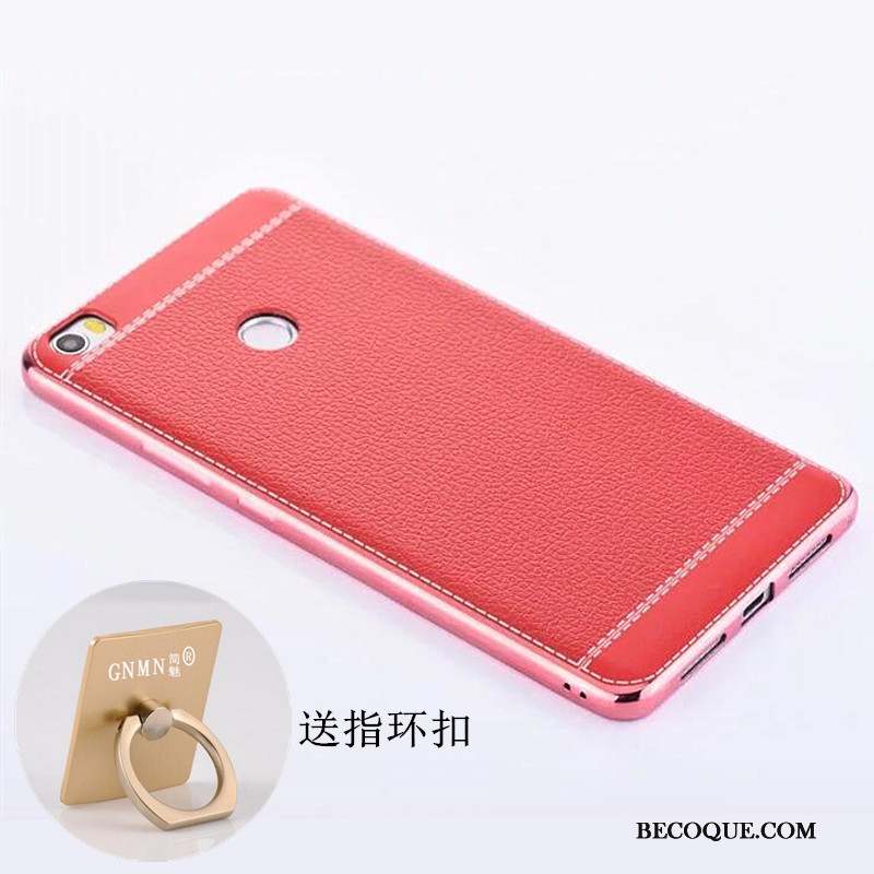 Mi Max 2 Coque Protection Placage Modèle Fleurie Fluide Doux Petit Cuir