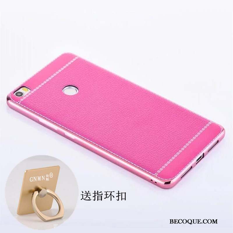 Mi Max 2 Coque Protection Placage Modèle Fleurie Fluide Doux Petit Cuir