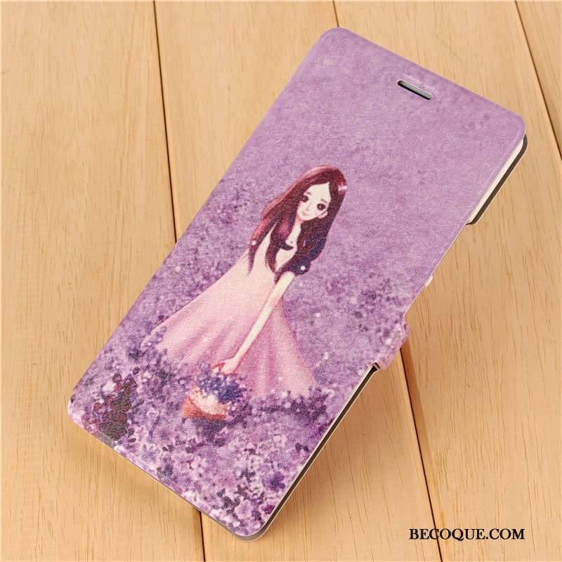 Mi Max 2 Coque Rose Mignonne Étui En Cuir Charmant Clamshell Mesh