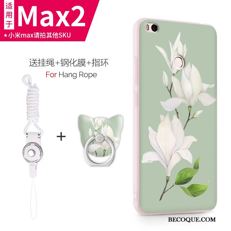 Mi Max 2 Coque Rose Protection Petit Étui Silicone Créatif