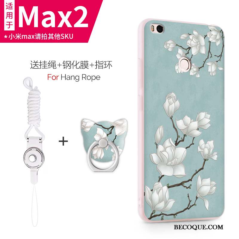 Mi Max 2 Coque Rose Protection Petit Étui Silicone Créatif