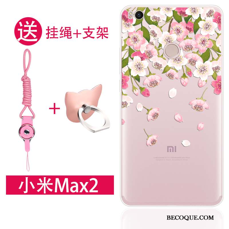 Mi Max 2 Coque Étui Petit Ornements Suspendus Protection Blanc Personnalité