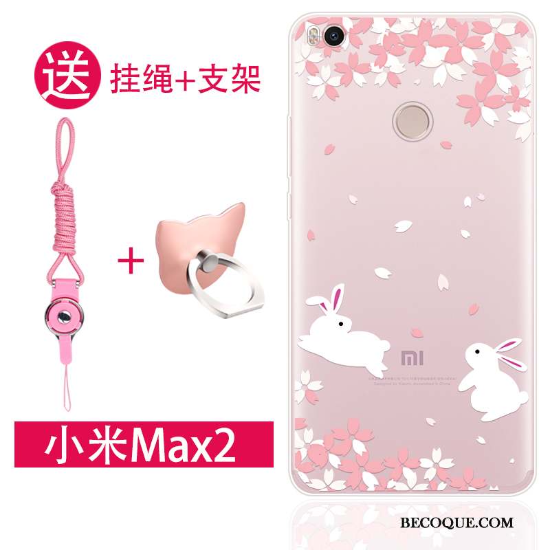 Mi Max 2 Coque Étui Petit Ornements Suspendus Protection Blanc Personnalité