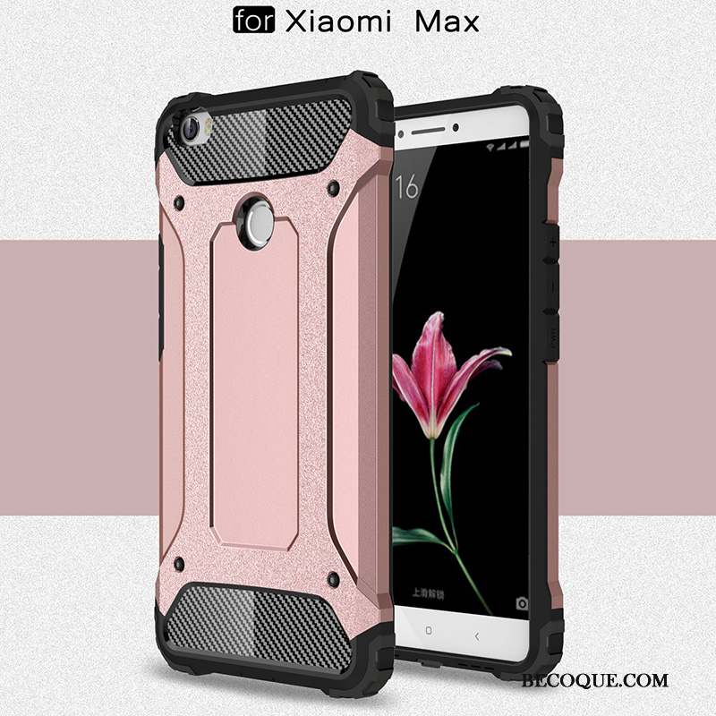 Mi Max 2 Délavé En Daim Coque De Téléphone Or Incassable Petit Tout Compris