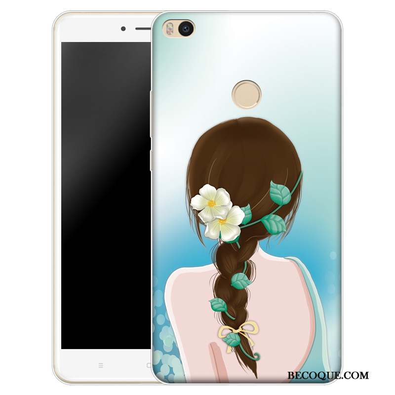 Mi Max 2 Incassable Silicone Rose Étui Coque De Téléphone Petit