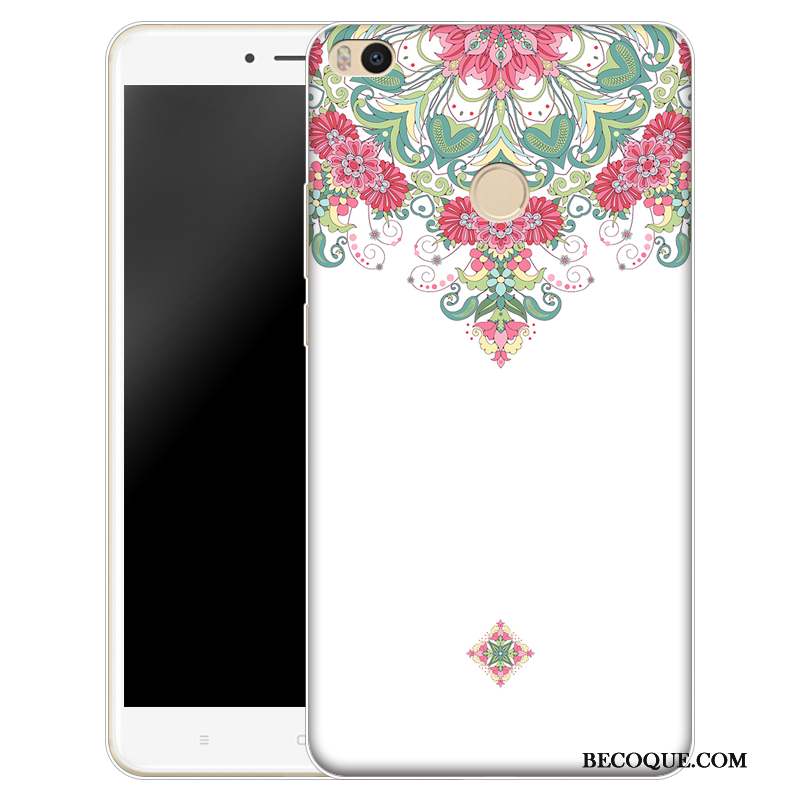 Mi Max 2 Incassable Silicone Rose Étui Coque De Téléphone Petit