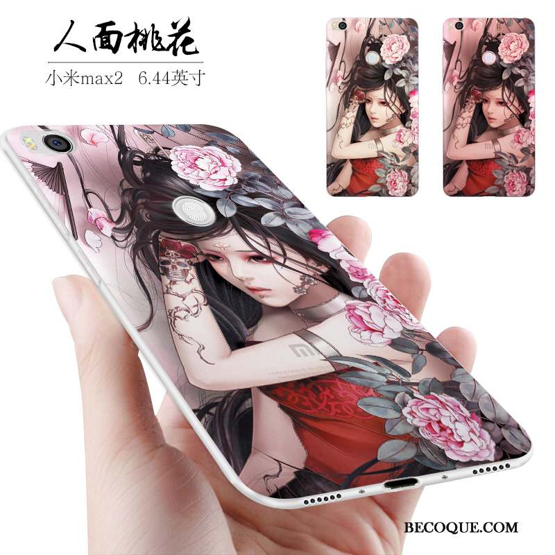Mi Max 2 Petit Coque De Téléphone Personnalité Tendance Tout Compris Silicone