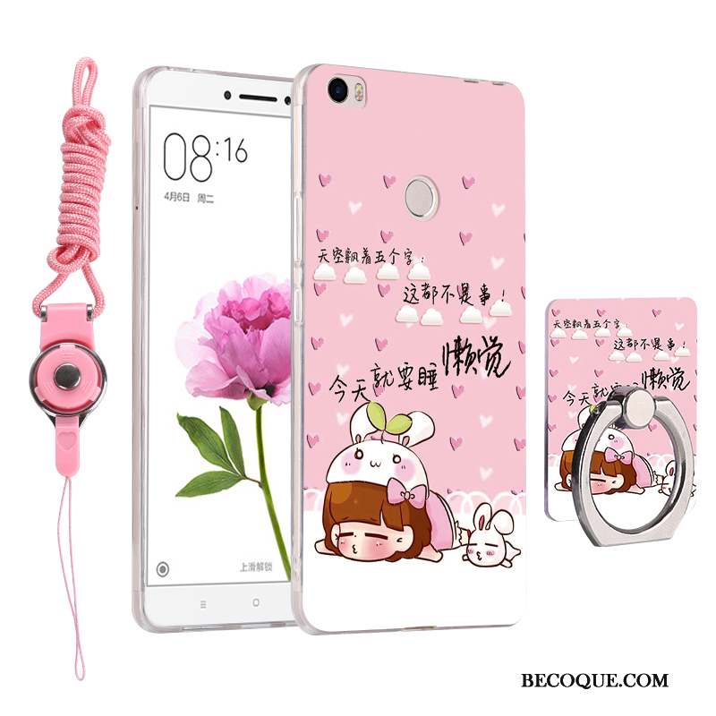 Mi Max 2 Petit Ornements Suspendus Dessin Animé Charmant Silicone Coque De Téléphone