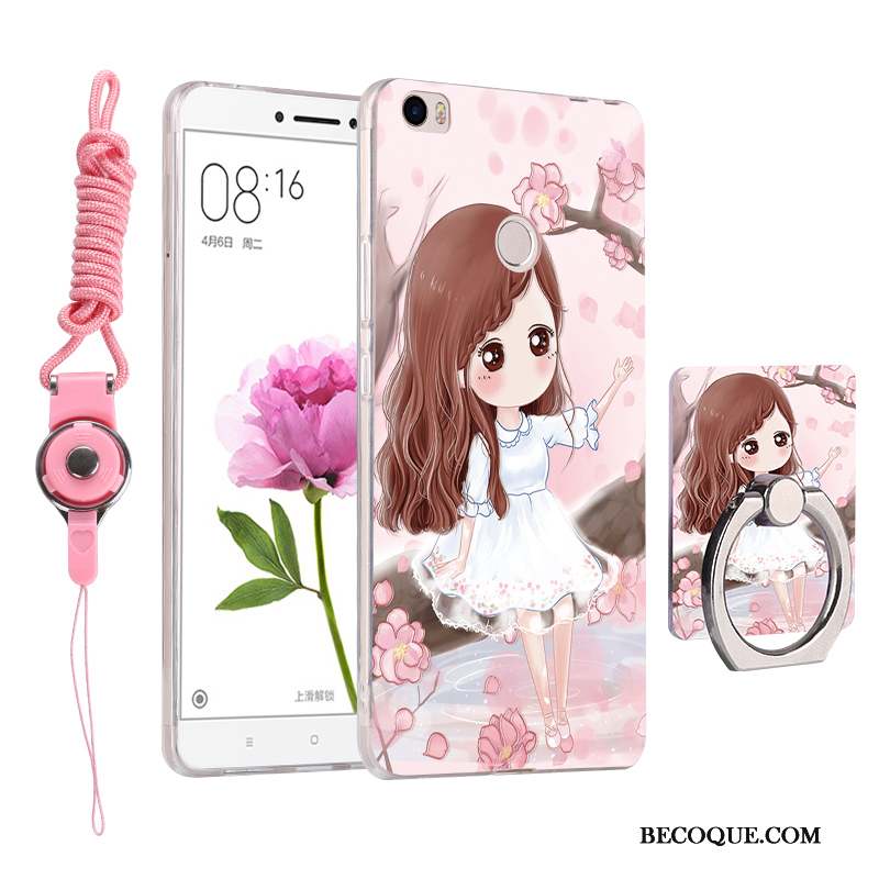 Mi Max 2 Petit Ornements Suspendus Dessin Animé Charmant Silicone Coque De Téléphone