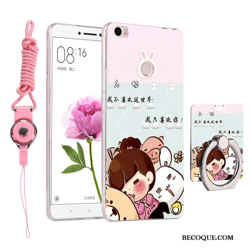 Mi Max 2 Petit Ornements Suspendus Dessin Animé Charmant Silicone Coque De Téléphone