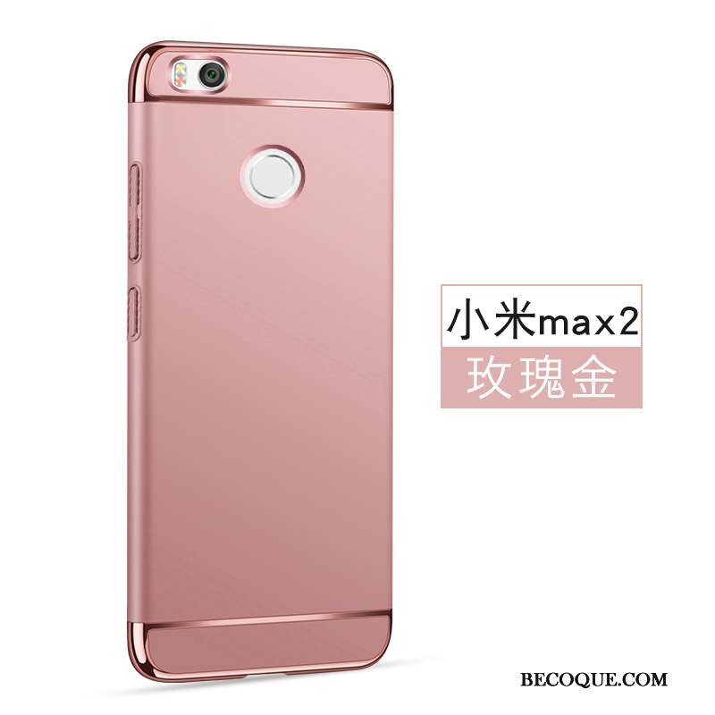 Mi Max 2 Silicone Petit Personnalité Protection Coque De Téléphone Argent