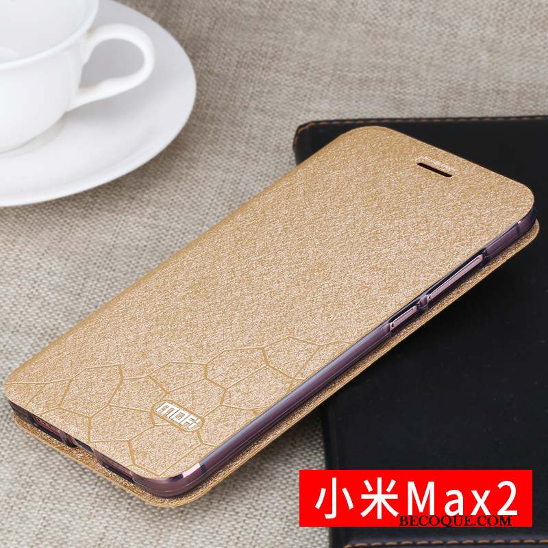 Mi Max 2 Tout Compris Étui En Cuir Coque De Téléphone Protection Silicone Petit