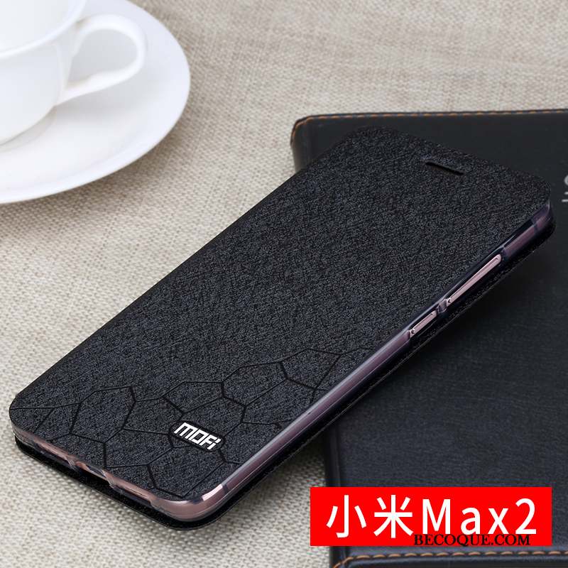 Mi Max 2 Tout Compris Étui En Cuir Coque De Téléphone Protection Silicone Petit