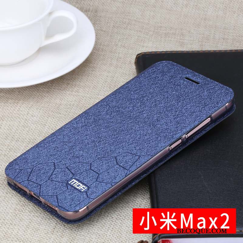 Mi Max 2 Tout Compris Étui En Cuir Coque De Téléphone Protection Silicone Petit