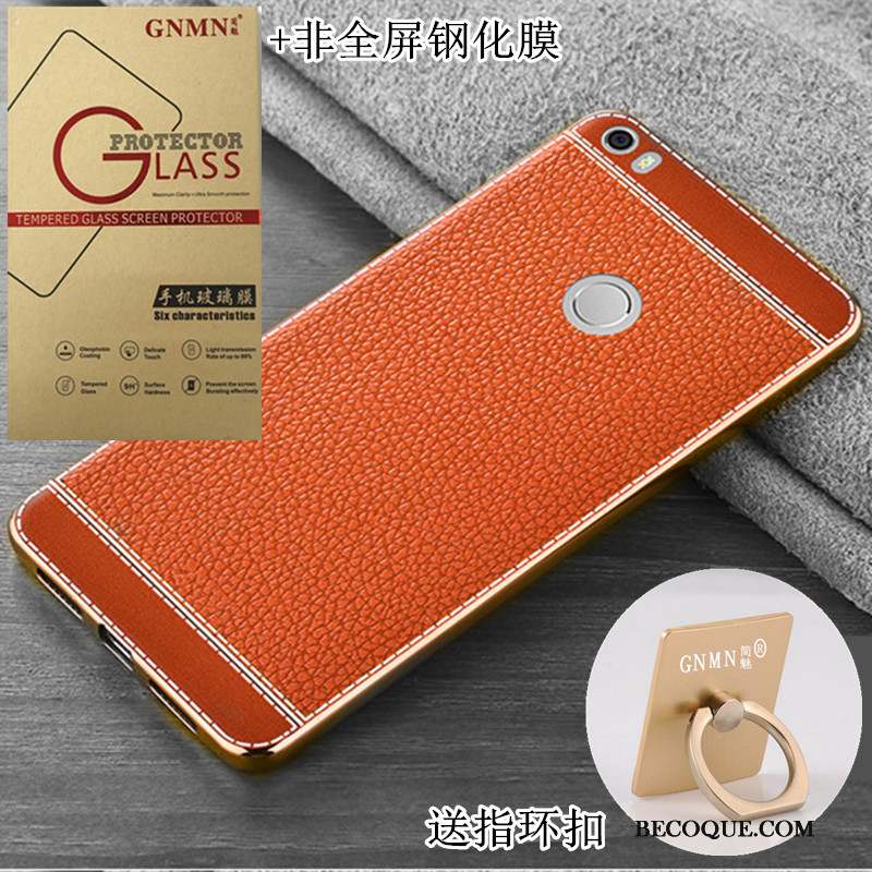 Mi Max 2 Téléphone Portable Coque Cuir Petit Étui Incassable