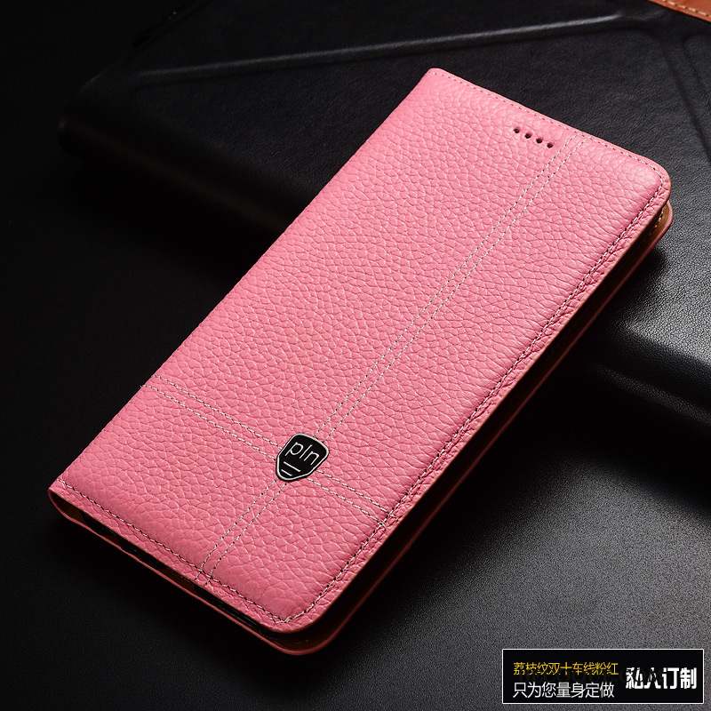 Mi Mix 2 Bleu Cuir Véritable Étui En Cuir Petit Téléphone Portable Coque De Téléphone