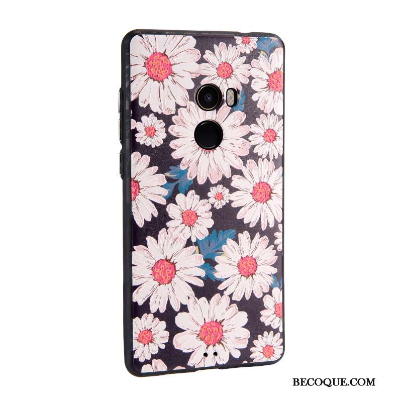 Mi Mix 2 Business Protection Étui En Cuir Coque De Téléphone Bleu Clair Dessin Animé