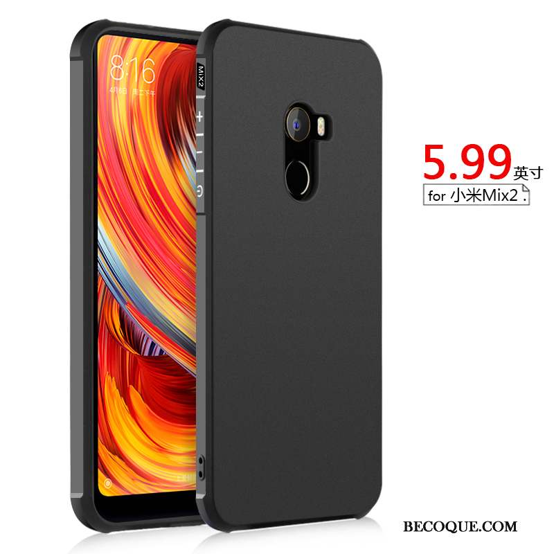 Mi Mix 2 Coque De Téléphone En Silicone Tout Compris Petit Protection Étui