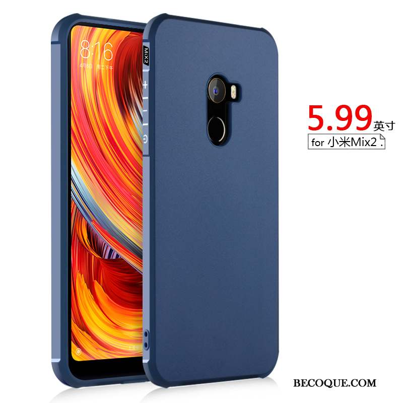 Mi Mix 2 Coque De Téléphone En Silicone Tout Compris Petit Protection Étui