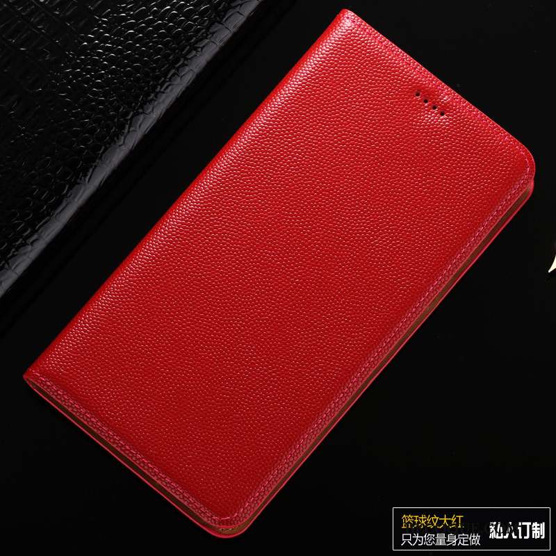 Mi Mix 2 Coque De Téléphone Housse Petit Étui Cuir Véritable Modèle Fleurie