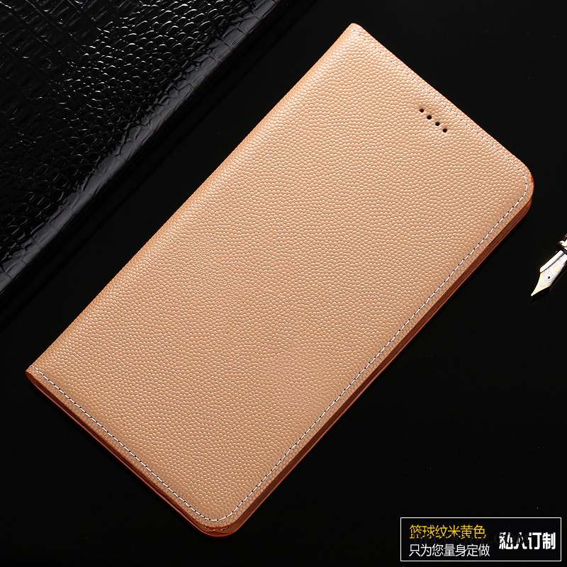 Mi Mix 2 Coque De Téléphone Housse Petit Étui Cuir Véritable Modèle Fleurie