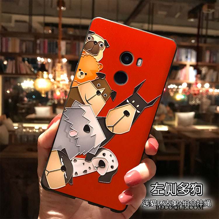 Mi Mix 2 Coque De Téléphone Incassable Petit Rouge Nouveau Super Mignon