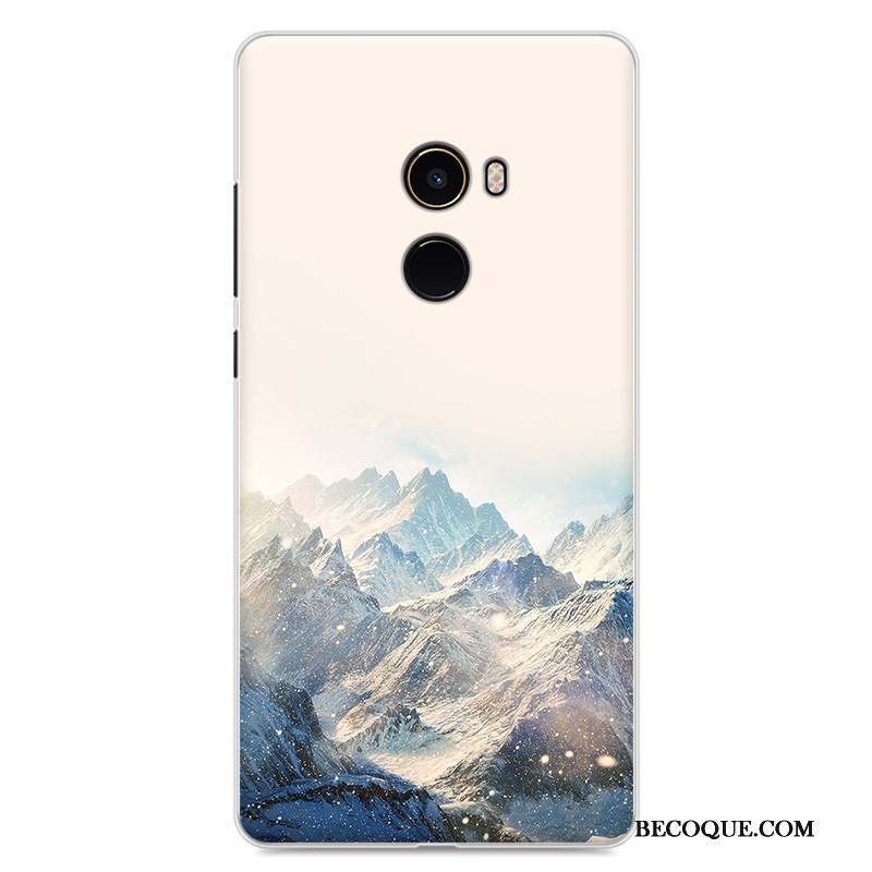 Mi Mix 2 Coque De Téléphone Peinture Étui Protection Incassable Fluide Doux