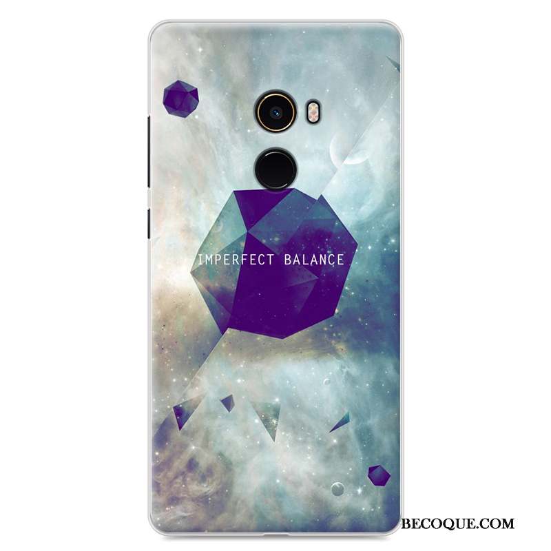 Mi Mix 2 Coque De Téléphone Peinture Étui Protection Incassable Fluide Doux