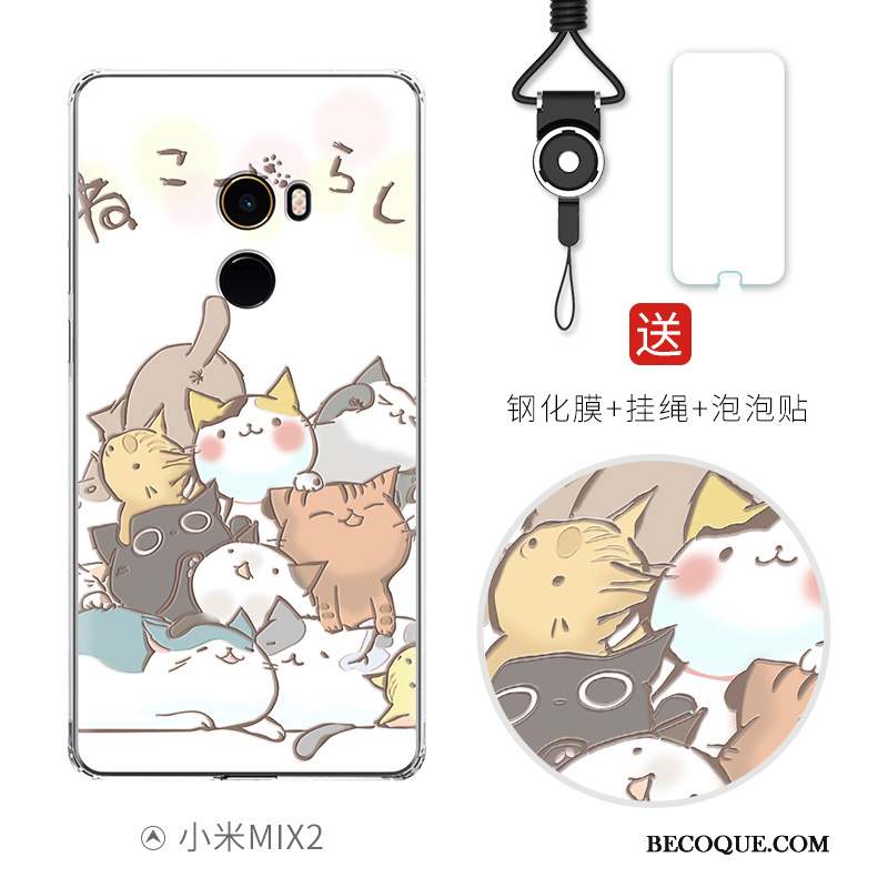 Mi Mix 2 Coque De Téléphone Tout Compris Ballon Créatif Dessin Animé Incassable