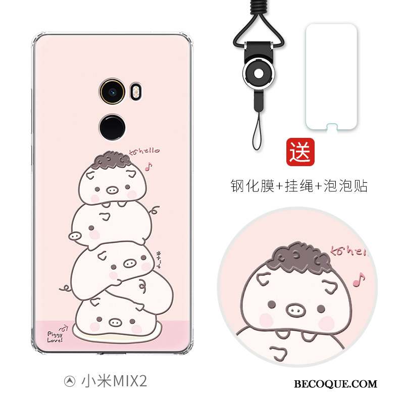 Mi Mix 2 Coque De Téléphone Tout Compris Ballon Créatif Dessin Animé Incassable