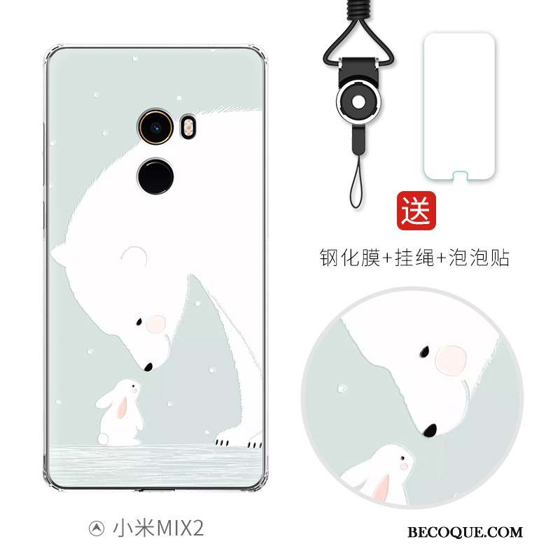 Mi Mix 2 Coque De Téléphone Tout Compris Ballon Créatif Dessin Animé Incassable