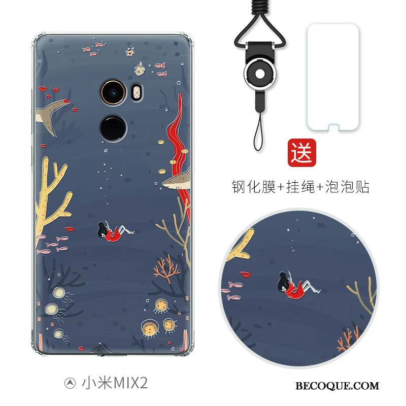 Mi Mix 2 Coque De Téléphone Tout Compris Ballon Créatif Dessin Animé Incassable