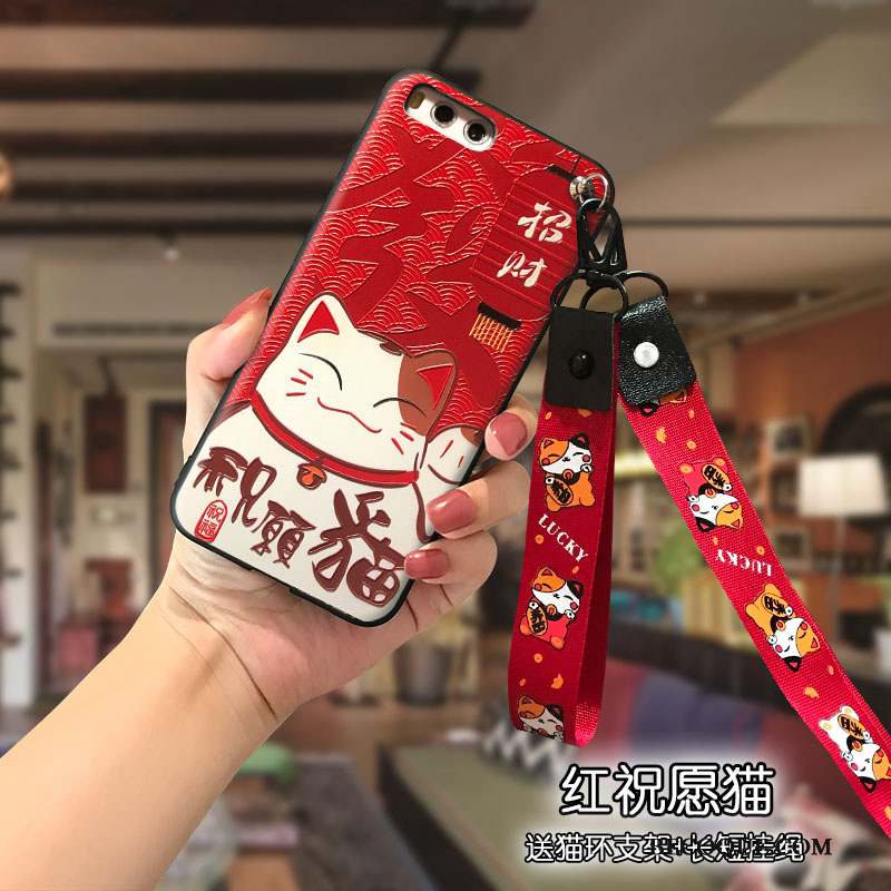 Mi Mix 2 Coque Dessin Animé Incassable Richesse Chat Tout Compris Petit