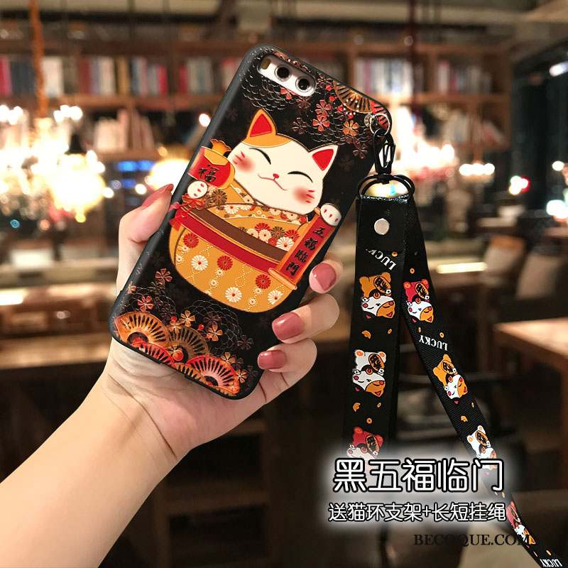 Mi Mix 2 Coque Dessin Animé Incassable Richesse Chat Tout Compris Petit