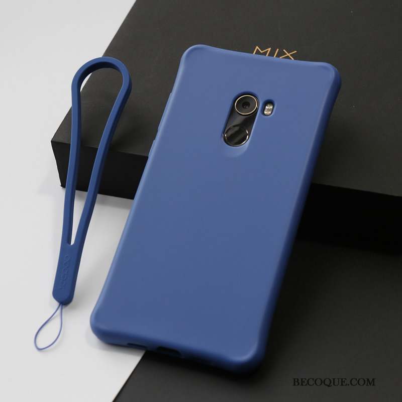 Mi Mix 2 Coque Incassable Petit Téléphone Portable Vert Silicone Support