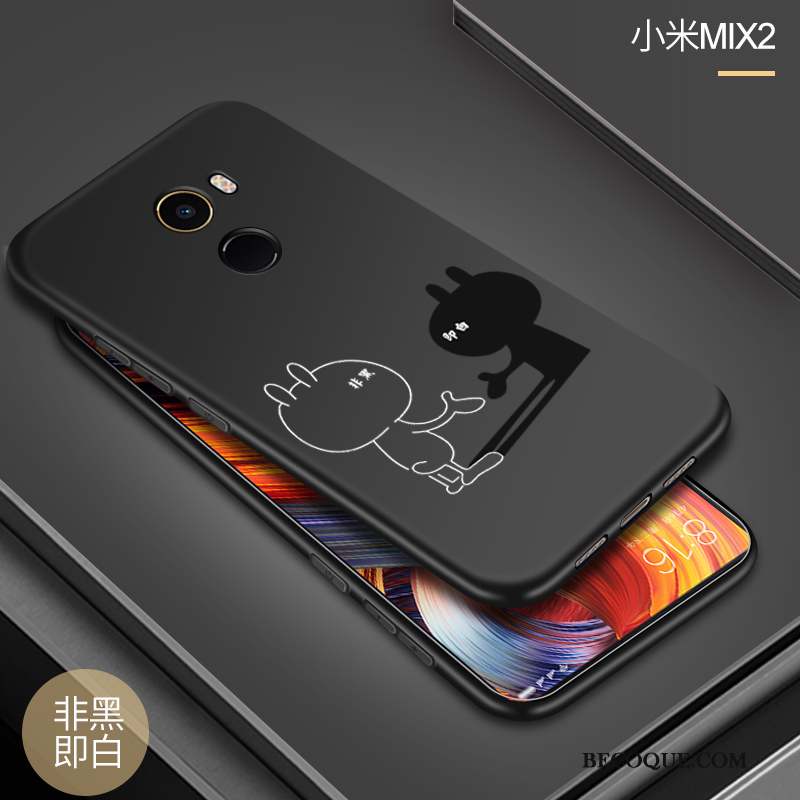 Mi Mix 2 Coque Jaune Petit Incassable Délavé En Daim Étui Protection