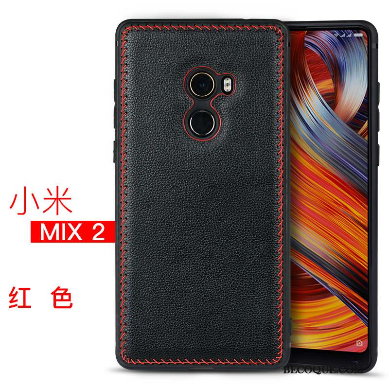 Mi Mix 2 Coque Protection Personnalité Incassable Étui Jaune Tout Compris