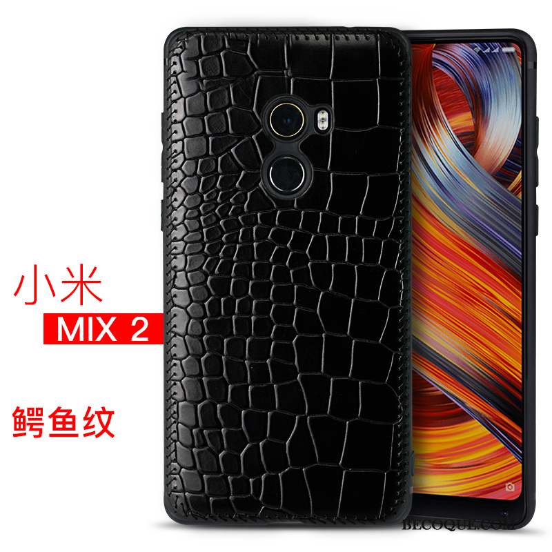 Mi Mix 2 Coque Protection Personnalité Incassable Étui Jaune Tout Compris