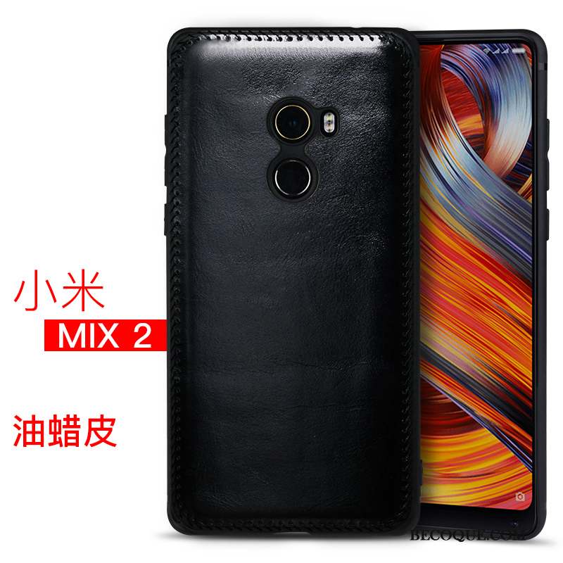 Mi Mix 2 Coque Protection Personnalité Incassable Étui Jaune Tout Compris