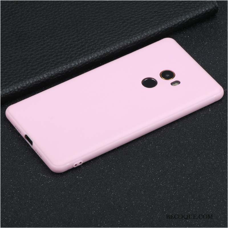 Mi Mix 2 Coque Silicone Incassable Rouge Protection Petit Tout Compris