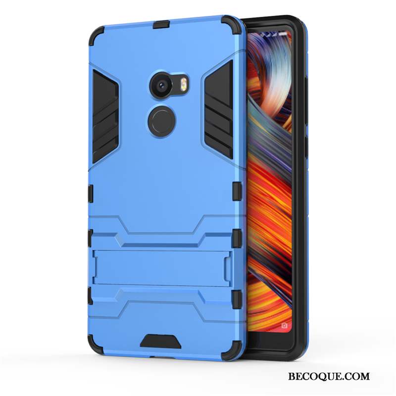 Mi Mix 2 Coque Support Créatif Silicone Tout Compris Incassable Petit