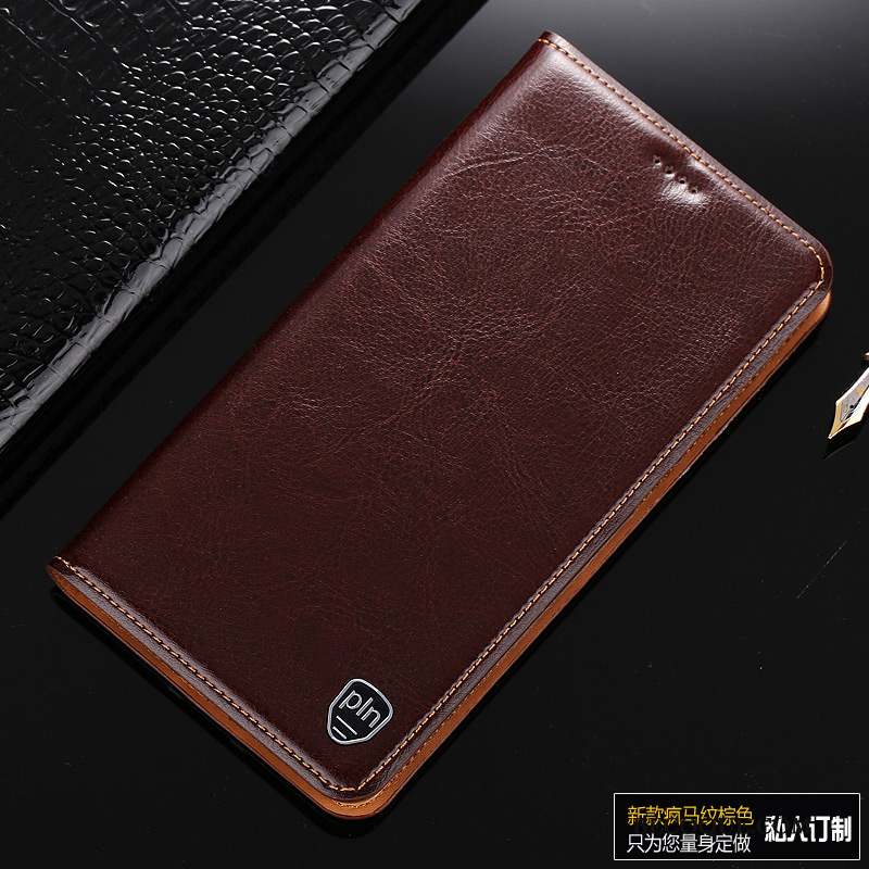 Mi Mix 2 Coque Étui En Cuir Protection Téléphone Portable Petit Housse Cuir Véritable